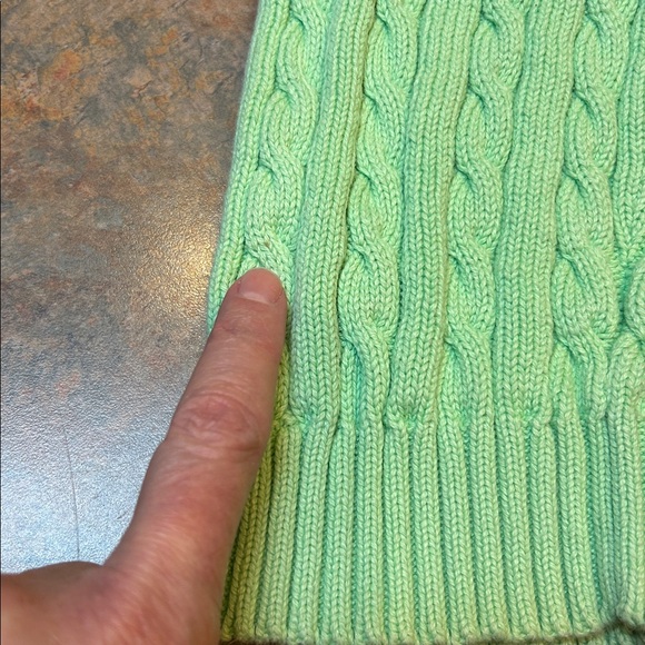 Lauren Ralph Lauren Elevated Everyday Cable Knit Sweater XL Preppy Casual - Picture 11 of 11